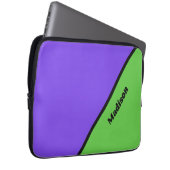 Laptop-Ärmel für individuelle Namen Laptopschutzhülle (Vorne Rechts)
