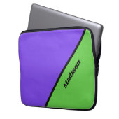 Laptop-Ärmel für individuelle Namen Laptopschutzhülle (Vorderseite Links)