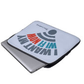 Laptop-Ärmel für WiFi Laptopschutzhülle (Vorne Knopf)