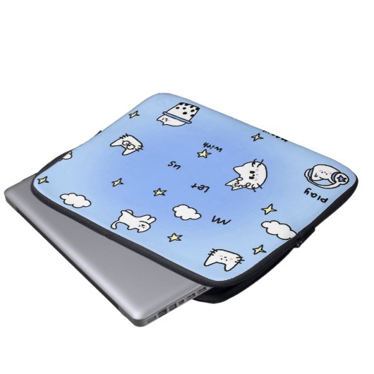 Laptop-Ärmel Laptopschutzhülle (Vorne Knopf)