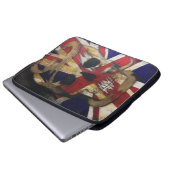 Laptop-Ärmel "London Calling" Laptopschutzhülle (Vorne Knopf)