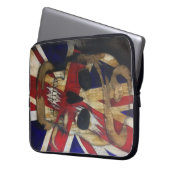 Laptop-Ärmel "London Calling" Laptopschutzhülle (Vorderseite Links)