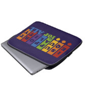 Laptop-Ärmel mit gleichen Rechten Laptopschutzhülle (Vorne Knopf)