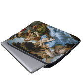 Laptop-Ärmel mit Religiosität Laptopschutzhülle (Vorne Knopf)