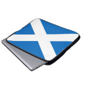 Laptop-Ärmel mit schottischer Flagge Laptopschutzhülle (Vorne Knopf)