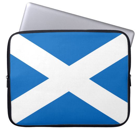 Laptop-Ärmel mit schottischer Flagge Laptopschutzhülle (Vorderseite)