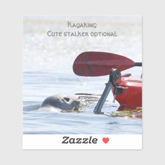 Laptop-Aufkleber - Kayaker, gefolgt von kuriosen S Aufkleber (Blatt)