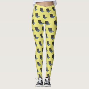 Laptop-Cartoon-Illustration  Leggings