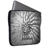 Laptop-Computer Hülsen-Agave nagelt Schwarzes u. Laptopschutzhülle (Vorne Rechts)