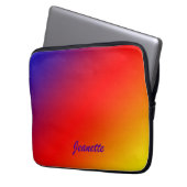 Laptop-Computer Hülsen-klarer Regenbogen Laptopschutzhülle (Vorderseite Links)