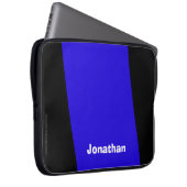 Laptop-Computer Hülsen-Königsblau und Schwarzes Laptopschutzhülle (Vorne Rechts)