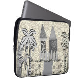 Laptop Cover - Garden Towers-2 (Vorne Rechts)