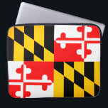 Laptop-Fall für die Staatsflagge von Maryland Laptopschutzhülle<br><div class="desc">Laptop/elektronische Tasche mit Bild der Maryland State Flag.</div>