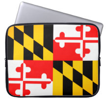 Laptop-Fall für die Staatsflagge von Maryland