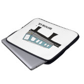 Laptop für den Einbahnzug Laptopschutzhülle (Vorne Knopf)