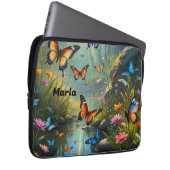 Laptop-Gehäuse mit Schmetterlingen Laptopschutzhülle (Vorne Rechts)