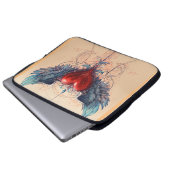 Laptop-Gehäuse mit Skizzenherz Laptopschutzhülle (Vorne Knopf)