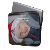 Laptop hoes met eigen foto laptopschutzhülle (Vorderseite Links)