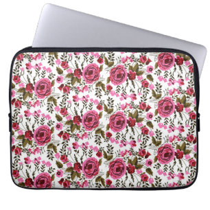 Laptop-Hülle 13" Neopren Blumenmuster Stylis Laptopschutzhülle