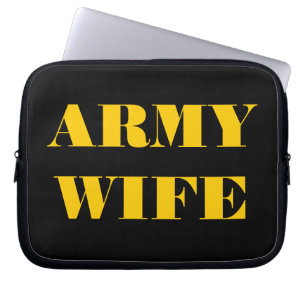 Laptop-Hülle Army Ehefrau Laptopschutzhülle