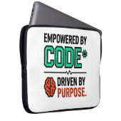 Laptop-Hülle 'Code With Purpose' Laptopschutzhülle (Vorne Rechts)