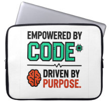 Laptop-Hülle 'Code With Purpose'