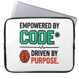 Laptop-Hülle 'Code With Purpose' Laptopschutzhülle
