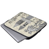 Laptop-Hülle - Garten-Türme-2 Laptopschutzhülle (Vorne Knopf)