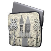Laptop-Hülle - Garten-Türme-2 Laptopschutzhülle (Vorderseite Links)