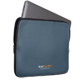 Laptop-Hülle - Grau Laptopschutzhülle (Vorne Rechts)