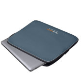 Laptop-Hülle - Grau Laptopschutzhülle (Vorne Knopf)