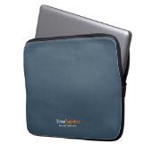Laptop-Hülle - Grau Laptopschutzhülle (Vorderseite Links)