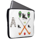 Laptop-Hülle Hockey Laptopschutzhülle (Vorne Rechts)