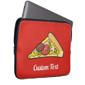 Laptop-Hülle mit Pizzastück-Muster Laptopschutzhülle (Vorne Rechts)