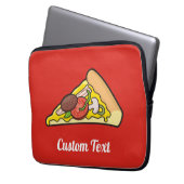 Laptop-Hülle mit Pizzastück-Muster Laptopschutzhülle (Vorderseite Links)