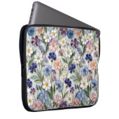 Laptop-Hülle mit Wildblumenmuster Laptopschutzhülle (Vorne Rechts)