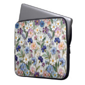 Laptop-Hülle mit Wildblumenmuster Laptopschutzhülle (Vorderseite Links)