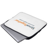 Laptop-Hülle - Weiß Laptopschutzhülle (Vorne Knopf)