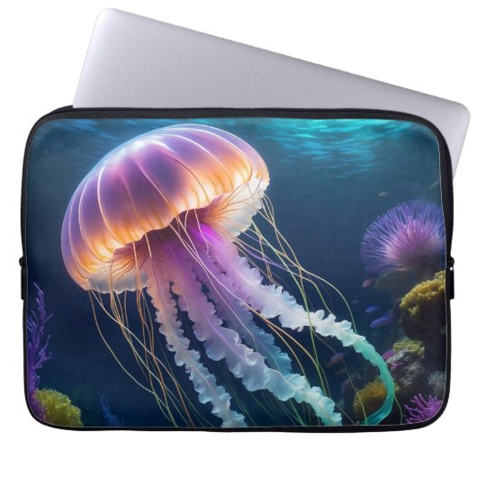 Laptop-Hüllen - Jelly Fish Laptopschutzhülle (Vorderseite)