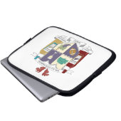 Laptop-Hülse 10 Zoll Laptopschutzhülle (Vorne Knopf)