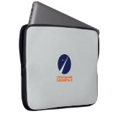 Laptop-Hülse 15 mit Logo Kopenhagens Suborbitals Laptopschutzhülle (Vorne Rechts)