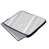Laptop-Hülse, Foto-Bild-Schablone Laptopschutzhülle (Vorne Knopf)