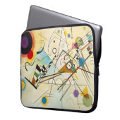 Laptop-Hülse Kandinsky Zusammensetzungs-VIII Laptopschutzhülle (Vorderseite Links)