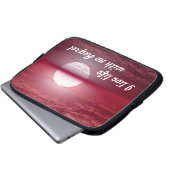Laptop-Hülse - kein Bedauern-motivierend Zitat Laptopschutzhülle (Vorne Knopf)