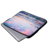 Laptop-Hülse Ozean Boho Mandala-| Laptopschutzhülle (Vorne Knopf)