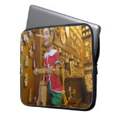 Laptop-Hülse--Pinocchio Puppe Laptopschutzhülle (Vorderseite Links)