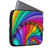 Laptop-Hülse Regenbogen Stitchery Gay Pride-LGBT Laptopschutzhülle (Vorne Rechts)