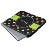 Laptop-Hülsen-Kasten-Monogramm 15 Zoll Laptopschutzhülle (Vorne Knopf)