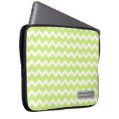 Laptop-Limoner Zickzack individueller Name Laptopschutzhülle (Vorne Rechts)