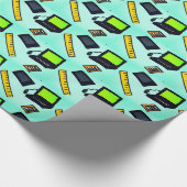 Laptop-Lineal Geschenkpapier (Ecke)